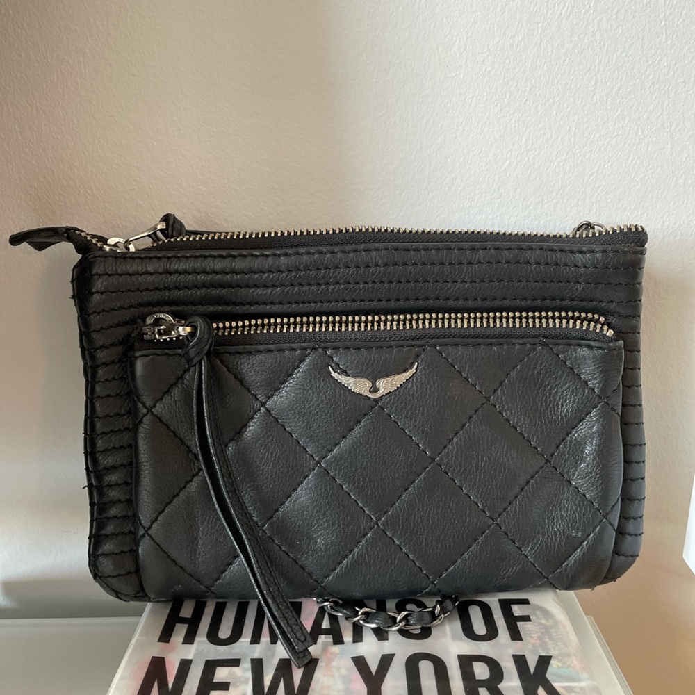 Black Leather Zadig & Voltaire Bag